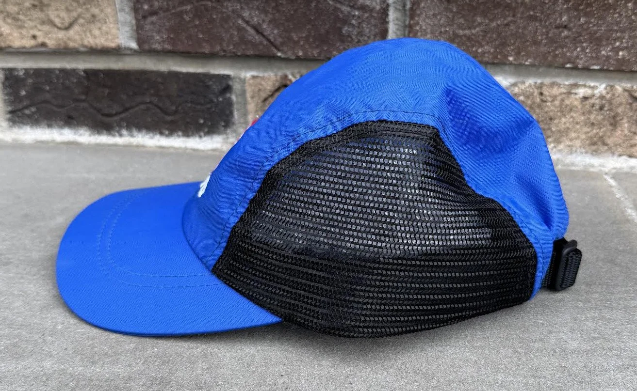 Vintage Polo Sport Ralph Lauren Blue Nylon Flag Hat — RootsBK
